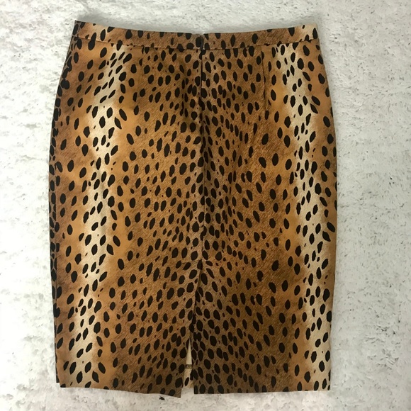 Michael Kors | Animal Print Pencil Skirt 6 - Picture 3 of 5